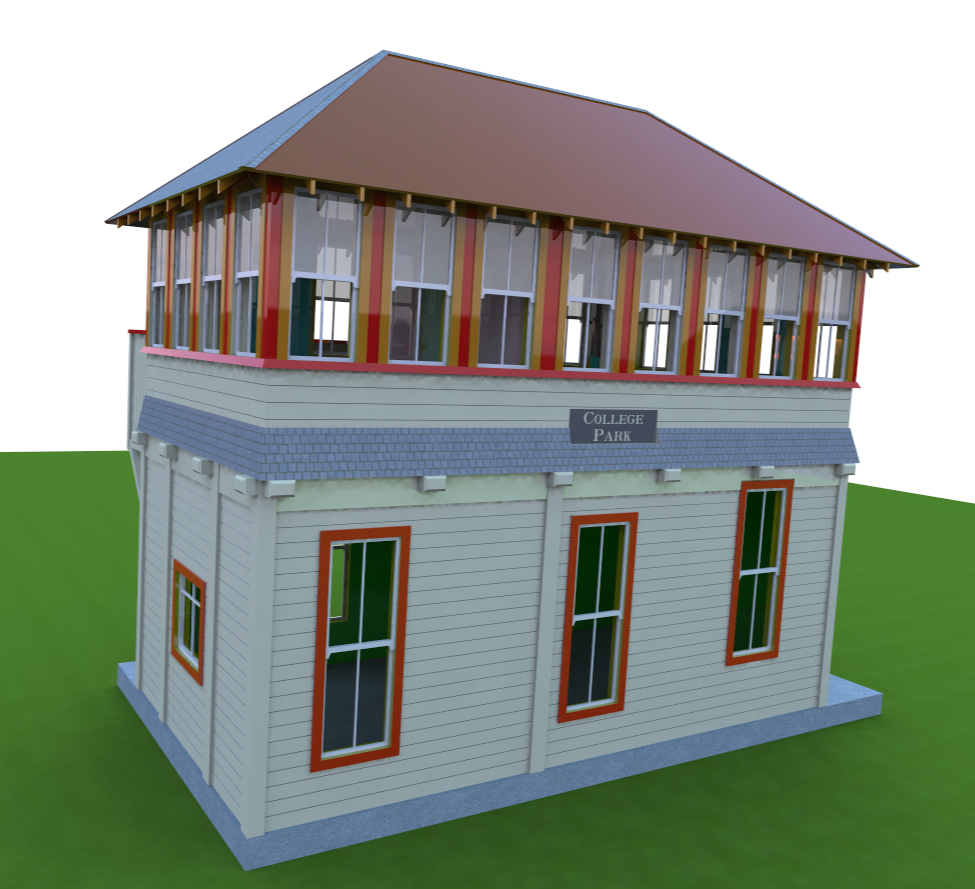 学院公园铁路区塔